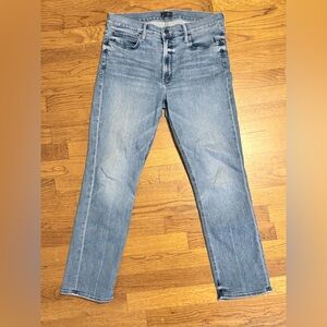 Mother the Dazzler Mid Rise Ankle Jeans